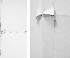 Razpoke v drywall: razlogov in kako popraviti
