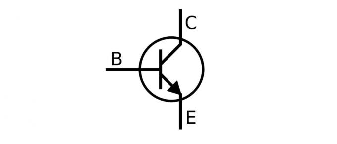 Grafični simbol tranzistorja v vezju