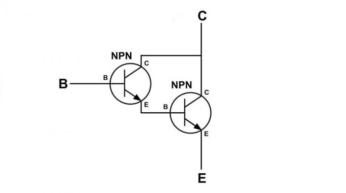 Notranji Darlington tranzistor