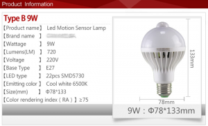 LED svetilka s senzorjem gibanja: prednosti izbire in princip delovanja