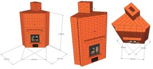 Primeri projektov in opeke peči za svoj dom