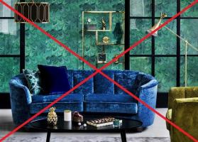 7 pogoste napake, ki jih je treba izogibati v notranjosti dekoracijo in dogovora z žametnim doma