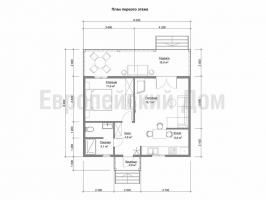 Storey projekt 8x8, idealna za vrt