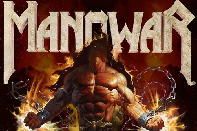 Manowar simbol skupina - brez obraza bojevnik
