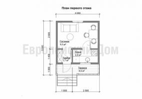 Finski majhno gostišče za proračun 4x5