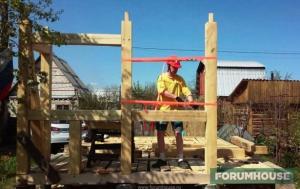 Značilnosti konstrukcije okvirja pol lesenimi hišami: svoje roke