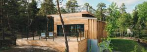 Proračun način zunanjosti ciljne naravnega lesa hiši