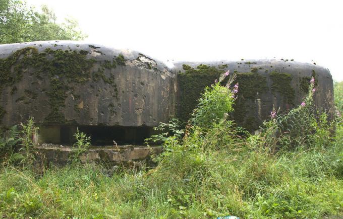 Machine-gun bunker Kaur. Fotografija iz "Yandex Pictures" storitev.