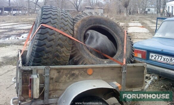  Prenos težka pnevmatike Prikolica je mogoče, da vozni čez krov.