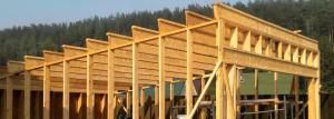 Kako se dolžina lesenega stropa tramovi