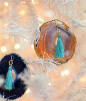 Oblikovalec nakita iz ahata za vaše novoletno božičnih dreves. Enostavna, preprosta in poceni