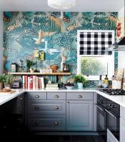 Kako okrasite steno v vaši kuhinji ozadje. 7 kreativne ideje.