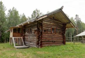 Gradnja tajnem ruske staro leseno kočo brez uporabe žebljev