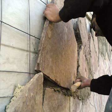 Zaključna pročelje hiše porobeton kamna. Fotografije iz storitvenih Yandex slike
