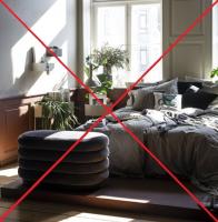 Kako narediti, da ne boste obžalovali ali 6 pogoste napake narejene z dekoracijo in ureditev spalnice